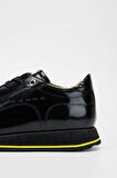Tamer Tanca Erkek Hakiki Deri Siyah Açma Sneakers & Spor Ayakkabı 987 070K ERK AYK SK23/24 SIYAH ACMA