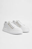 Valmenti Erkek Beyaz Hakiki Deri Sneakers & Spor Ayakkabı 352 19279-1 ERK AYK SK23/24