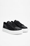 Valmenti Erkek Siyah Hakiki Deri Sneakers & Spor Ayakkabı 352 19334 ERK AYK SK23/24