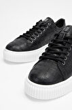 Valmenti Erkek Siyah Hakiki Deri Sneakers & Spor Ayakkabı 352 19334 ERK AYK SK23/24