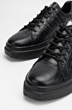 Valmenti Erkek Siyah Hakiki Deri Sneakers & Spor Ayakkabı 352 19229 ERK AYK SK23/24