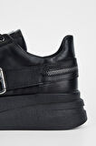 Valmenti Erkek Siyah Hakiki Deri Sneakers & Spor Ayakkabı 352 19173 ERK AYK SK23/24