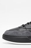 Valmenti Erkek Siyah/antrasit Hakiki Deri Sneakers & Spor Ayakkabı 698 1078-5 ERK AYK SK23/24