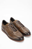 Tamer Tanca Erkek Hakiki Deri Kahverengi Casual Ayakkabı 987 080 ERK AYK SK23/24 CEVIZ