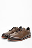 Tamer Tanca Erkek Hakiki Deri Kahverengi Casual Ayakkabı 987 080 ERK AYK SK23/24 CEVIZ