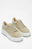 Tamer Tanca Kadın Vegan Bej Sneakers & Spor Ayakkabı 829 23101 BN AYK SK23/24 BEJ SUET