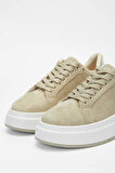 Tamer Tanca Kadın Vegan Bej Sneakers & Spor Ayakkabı 829 23101 BN AYK SK23/24 BEJ SUET
