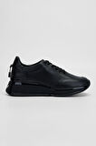 Valmenti Kadın Siyah Hakiki Deri Sneakers & Spor Ayakkabı 1011 6371 BN AYK SK23/24