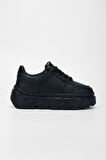 Valmenti Kadın Siyah Floter Hakiki Deri Sneakers & Spor Ayakkabı 1011 6186 BN AYK SK23/24