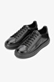 Valmenti Moreno Erkek Siyah Hakiki Deri Sneakers & Spor Ayakkabı 698 1080-5 ERK AYK SK23/24