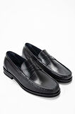 Tamer Tanca Erkek Hakiki Deri Siyah Loafer Ayakkabı 1008 01987 ERK AYK SK23/24 SYH BFL/SYH GYK