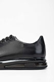 Tamer Tanca Erkek Hakiki Deri Siyah Sneakers & Spor Ayakkabı 698 1089-5 ERK AYK SK23/24 SIYAH