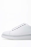 Tamer Tanca Erkek Hakiki Deri Beyaz Sneakers & Spor Ayakkabı 698 1089-5 ERK AYK SK23/24 BEYAZ