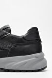 Valmenti Erkek Siyah Floter Hakiki Deri Sneakers & Spor Ayakkabı 383 5689 ERK AYK SK23/24