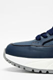 Valmenti Erkek Lacivert Floter Hakiki Deri Sneakers & Spor Ayakkabı 383 5689 ERK AYK SK23/24