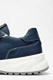 Valmenti Erkek Lacivert Floter Hakiki Deri Sneakers & Spor Ayakkabı 383 5689 ERK AYK SK23/24