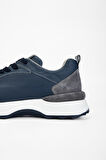 Valmenti Erkek Lacivert Hakiki Deri Sneakers & Spor Ayakkabı 383 5702 ERK AYK SK23/24