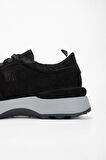 Valmenti Erkek Siyah Süet Hakiki Deri Sneakers & Spor Ayakkabı 383 5735 ERK AYK SK23/24