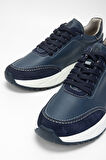 Valmenti Aden Erkek Lacivert Hakiki Deri Sneakers & Spor Ayakkabı 383 5780 ERK AYK SK23/24