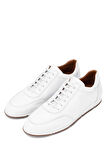Tamer Tanca Erkek Hakiki Deri Beyaz Casual Ayakkabı 128 241338 ERK AYK Y24 BEYAZ DR