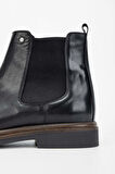Tamer Tanca Erkek Hakiki Deri Siyah Casual Bot 537 3384 ERK BOT SK23/24 SIYAH