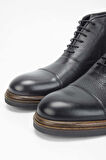 Tamer Tanca Erkek Hakiki Deri Siyah Casual Bot 537 3383 ERK BOT SK23/24 SYH ANL/SYH FLTR