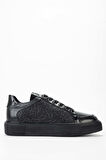 Tamer Tanca Erkek Hakiki Deri Siyah/Siyah Sneakers & Spor Ayakkabı 352 14100 ERK AYK Y21 SIYAH ACMA/SYH DR