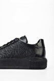 Tamer Tanca Erkek Hakiki Deri Siyah/Siyah Sneakers & Spor Ayakkabı 352 14100 ERK AYK Y21 SIYAH ACMA/SYH DR