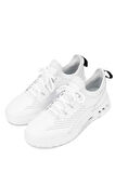 Tamer Tanca Erkek Hakiki Deri Beyaz Sneakers & Spor Ayakkabı 381 19463 ERK AYK Y24 BEYAZ