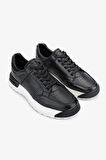Valmenti Sneak Erkek Siyah Hakiki Deri Sneakers & Spor Ayakkabı 381 19472 ERK AYK Y24