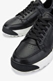Valmenti Sneak Erkek Siyah Hakiki Deri Sneakers & Spor Ayakkabı 381 19472 ERK AYK Y24