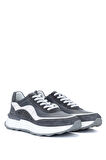 Tamer Tanca Erkek Hakiki Deri Gri Sneakers & Spor Ayakkabı 381 19154 ERK AYK Y24 GRI
