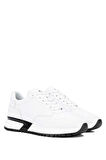Tamer Tanca Erkek Hakiki Deri Beyaz Sneakers & Spor Ayakkabı 381 19493 ERK AYK Y24 BEYAZ