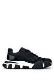 Tamer Tanca Erkek Hakiki Deri Siyah Sneakers & Spor Ayakkabı 381 12546-Y ERK AYK Y24 SIYAH KMS