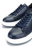 Tamer Tanca Erkek Hakiki Deri Lacivert Sneakers & Spor Ayakkabı 381 19669 ERK AYK Y24 LACIVERT