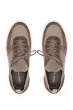 Tamer Tanca Erkek Deri & Tekstil Vizon Sneakers & Spor Ayakkabı 698 1094-3 ERK AYK Y24 VIZON TRK
