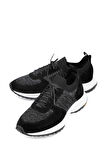 Tamer Tanca Erkek Deri & Tekstil Siyah Sneakers & Spor Ayakkabı 698 1090-2 ERK AYK Y24 SIYAH TRK