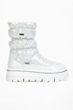 Valmenti Abriana Kadın Beyaz parıltı Deri & Tekstil Kar Botu 1020 1725-VAL BN BOT SK23/24