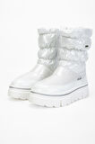 Valmenti Abriana Kadın Beyaz parıltı Deri & Tekstil Kar Botu 1020 1725-VAL BN BOT SK23/24