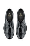 Tamer Tanca Erkek Hakiki Deri Siyah Açma Casual Ayakkabı 987 100 ERK AYK Y/24 SIYAH ACMA