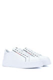 Tamer Tanca Erkek Hakiki Deri Beyaz Sneakers & Spor Ayakkabı 352 20142 ERK AYK Y24 BEYAZ