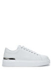 Tamer Tanca Erkek Hakiki Deri Beyaz Sneakers & Spor Ayakkabı 352 20384 ERK AYK Y24 BEYAZ BSK