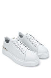 Tamer Tanca Erkek Hakiki Deri Beyaz Sneakers & Spor Ayakkabı 352 20384 ERK AYK Y24 BEYAZ BSK