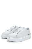 Tamer Tanca Erkek Hakiki Deri Beyaz Sneakers & Spor Ayakkabı 352 20384 ERK AYK Y24 BEYAZ BSK