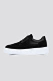 Valmenti AlettaErkek Siyah Süet Hakiki Deri Sneakers & Spor Ayakkabı 352 20336 ERK AYK Y24