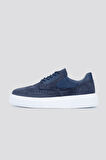 Valmenti AlettaErkek Lacivert Süet Hakiki Deri Sneakers & Spor Ayakkabı 352 20336 ERK AYK Y24