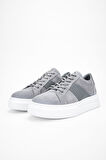 Valmenti MessiErkek Gri Süet Hakiki Deri Sneakers & Spor Ayakkabı 352 20434 ERK AYK Y24