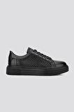 Valmenti AgatheErkek Siyah Hakiki Deri Sneakers & Spor Ayakkabı 352 20440 ERK AYK Y24