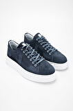 Valmenti AcruxErkek Lacivert Süet Hakiki Deri Sneakers & Spor Ayakkabı 352 20409 ERK AYK Y24