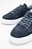 Valmenti AcruxErkek Lacivert Süet Hakiki Deri Sneakers & Spor Ayakkabı 352 20409 ERK AYK Y24